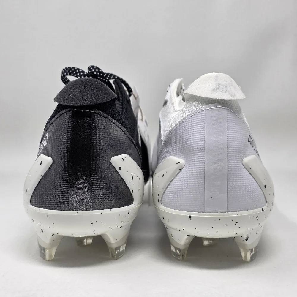 Adidas Adizero Electric Men Size 12 Cleats Snack Attack White Black IE4401 New - Picture 7 of 11